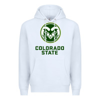 White colorado state rams Premium Hoodie - linhVisuals