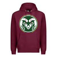Burgundy colorado state rams Premium Hoodie - linhVisuals