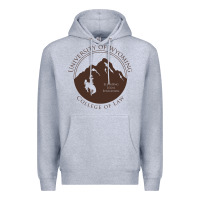 Heather Grey university of wyoming cowboys Premium Hoodie - linhVisuals