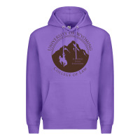 Purple university of wyoming cowboys Premium Hoodie - linhVisuals