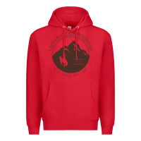 Red university of wyoming cowboys Premium Hoodie - linhVisuals