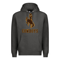 Charcoal Heather university of wyoming cowboys Premium Hoodie - linhVisuals