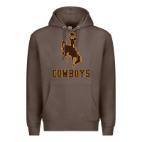 Coffee university of wyoming cowboys Premium Hoodie - linhVisuals