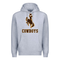 Heather Grey university of wyoming cowboys Premium Hoodie - linhVisuals