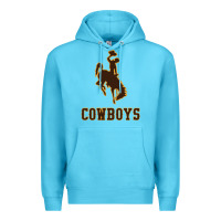 Ocean Blue university of wyoming cowboys Premium Hoodie - linhVisuals