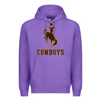 Purple university of wyoming cowboys Premium Hoodie - linhVisuals