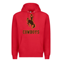 Red university of wyoming cowboys Premium Hoodie - linhVisuals