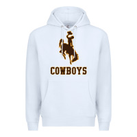 White university of wyoming cowboys Premium Hoodie - linhVisuals