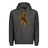 Charcoal Heather university of wyoming cowboys Premium Hoodie - linhVisuals
