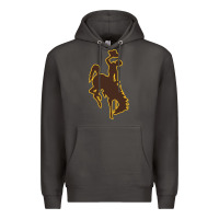 Smoke university of wyoming cowboys Premium Hoodie - linhVisuals