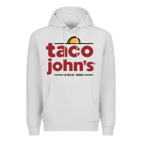 Dove Grey taco john's Premium Hoodie - linhVisuals