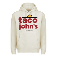 Oatmeal Heather taco john's Premium Hoodie - linhVisuals