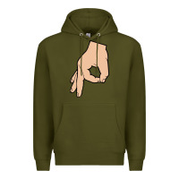 Army Green the circle game classic Premium Hoodie - linhVisuals