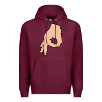 Burgundy the circle game classic Premium Hoodie - linhVisuals