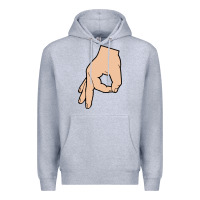 Heather Grey the circle game classic Premium Hoodie - linhVisuals