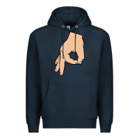 Navy the circle game classic Premium Hoodie - linhVisuals