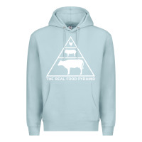 Blue Mist the real food pyramid carnivore Premium Hoodie - linhVisuals