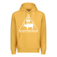 Mustard the real food pyramid carnivore Premium Hoodie - linhVisuals