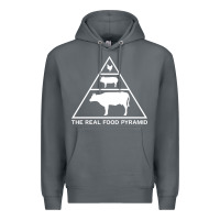 The Real Food Pyramid Carnivore Premium Hoodie | Teevron
