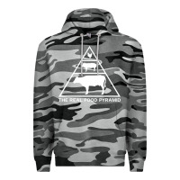 Slate Camo the real food pyramid carnivore Premium Hoodie - linhVisuals