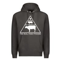 Smoke the real food pyramid carnivore Premium Hoodie - linhVisuals