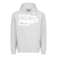 Dove Grey Woke Premium Hoodie - linhVisuals