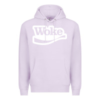 Lilac Woke Premium Hoodie - linhVisuals