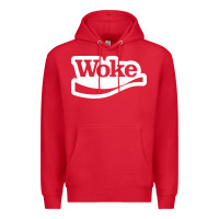 Red Woke Premium Hoodie - linhVisuals