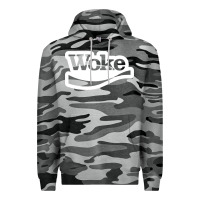 Slate Camo Woke Premium Hoodie - linhVisuals