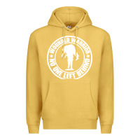 Antique Gold Wounded Warrior No One Left Behind War Veteran Premium Hoodie - linhVisuals