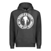 Charcoal Heather Wounded Warrior No One Left Behind War Veteran Premium Hoodie - linhVisuals