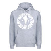 Heather Grey Wounded Warrior No One Left Behind War Veteran Premium Hoodie - linhVisuals