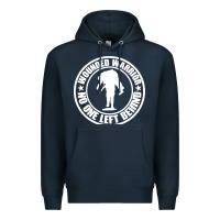 Navy Wounded Warrior No One Left Behind War Veteran Premium Hoodie - linhVisuals