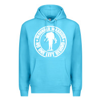Ocean Blue Wounded Warrior No One Left Behind War Veteran Premium Hoodie - linhVisuals