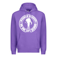 Purple Wounded Warrior No One Left Behind War Veteran Premium Hoodie - linhVisuals