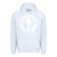 White Wounded Warrior No One Left Behind War Veteran Premium Hoodie - linhVisuals
