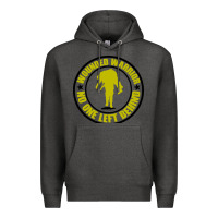 Charcoal Heather Wounded Warrior No One Left Behind War Veteran Premium Hoodie - linhVisuals