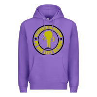 Purple Wounded Warrior No One Left Behind War Veteran Premium Hoodie - linhVisuals