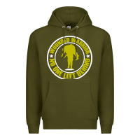Army Green Wounded Warrior No One Left Behind War Veteran Premium Hoodie - linhVisuals