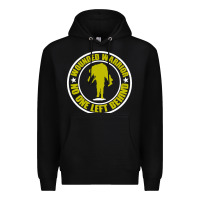 Black Wounded Warrior No One Left Behind War Veteran Premium Hoodie - linhVisuals