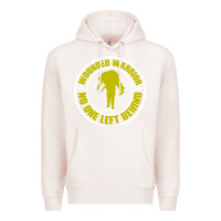 Pale Pink Wounded Warrior No One Left Behind War Veteran Premium Hoodie - linhVisuals