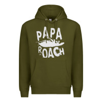 Army Green papa roach Premium Hoodie - linhVisuals