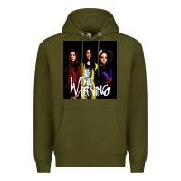 Army Green The warning Premium Hoodie - linhVisuals