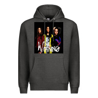 Charcoal Heather The warning Premium Hoodie - linhVisuals