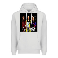 Dove Grey The warning Premium Hoodie - linhVisuals