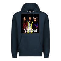 Navy The warning Premium Hoodie - linhVisuals