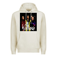 Oatmeal Heather The warning Premium Hoodie - linhVisuals