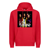 Red The warning Premium Hoodie - linhVisuals