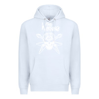 White The warning Amazing Premium Hoodie - linhVisuals