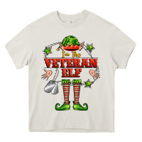 Cream im the veteran elf Heavy Core Tee - FaDigitalArtStudio